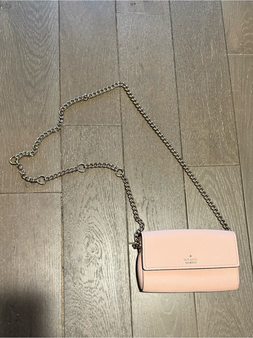 kate spade Pink Leather Chain-Handle Crossbody